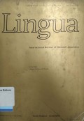 Lingua, International Review of General Linguistics Volume 50  no.1/2 Januari/februari 1980