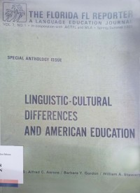 Linguistic-Cultural Differences and American Education
