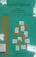 Linguistik Indonesia: Jurnal Ilmiah Masyarakat Linguistik Indonesia, Vol. ke-35, Nomor 1 (Februari  2017)