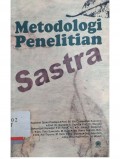 Metodologi penelitian sastra