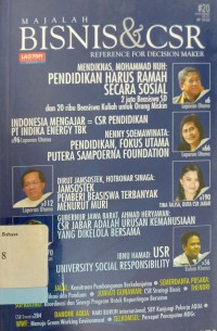 Majalah Bisnis & CSR: Reference for Decisio Maker Tahun Keempat Mei 2011