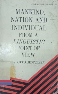 Mankind, nation and individual: From a linguistic point of view