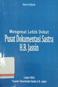 Mengenal lebih dekat Pusat Dokumentasi Sastra H.B. Jassin