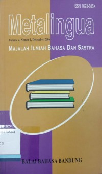 Metalingua Majalah Ilmiah Bahasa dan Sastra
