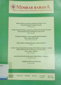 Mimbar Bahasa : Jurnal Kebahasaan Universitas Tarumanegara, Volume 15 Nomor 1 Mei 2013