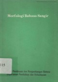 Morfologi bahasa sangir