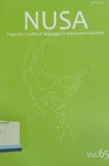 NUSA: linguistics studies of languages in and around Indonesia, vol. 65, 2018