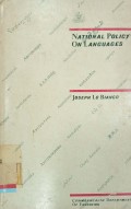 National policy on languages