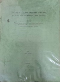 Ni Rawit Ceti Penjual Orang Analisis Strukturalisme dan Semiotik