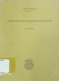 Notes on some queensland languages