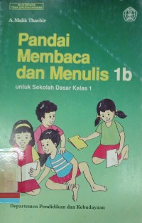 Pandai membaca dan menulis 1b: Untuk sekolah dasar kelas 1
