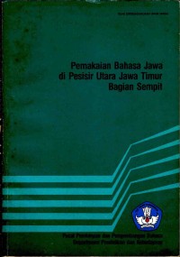 Pemakaian bahasa Jawa di pesisir utara Jawa Timur bagian sempit