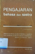 Pengajaran Bahasa dan Sastra Tahun V Nomor 5 1979