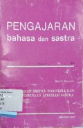 Pengajaran bahasa dan sastra, tahun IV, nomor 6, 1978