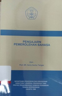 Pengajaran pemerolehan bahasa