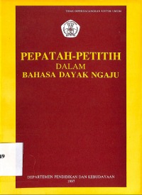 Image of Pepatah-Petitih Dalam Bahasa Dayak Ngaju