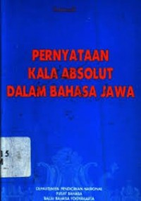 Pernyataan kala absolut dalam bahasa Jawa