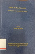 Profil of malay culture historiography, religion and politics