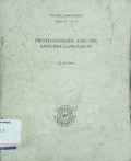 Proto-sangiric and the sangiric languages