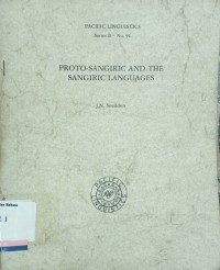 Proto-sangiric and the sangiric languages