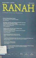 Ranah: Jurnal Kajian Bahasa, Volume 5, Nomor 1, Juni 2016