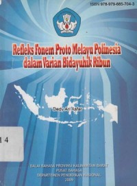 Refleks fonem proto melayu polinesia dalam varian bidayuhik ribun