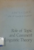 Role of topic and comment linguistic theory