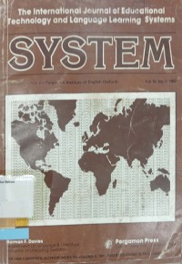 SYSTEM : The International Journal of Educational Technology and Language Learning System Vol. 10 No. 1 1982
