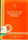 Sastra lisan Tetun Belu: analisis struktur dan nilai budaya