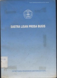 Sastra lisan prosa Bugis