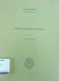 Simple sentences in tongan