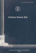 Sintaksis Bahasa Biak