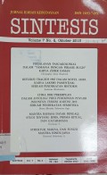 Sintesis: Jurnal Ilmiah Kebudayaan, Vol. 7, No. 2, Oktober 2013