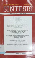 Sintesis: Jurnal Ilmiah Kebudayaan, Vol. 7, No. 1,  Maret 2013