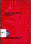 Sistem morfologi kata kerja Bahasa Bima
