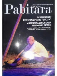 Pabitara: Majalah Sastra dan Budaya  Sulawesi Tenggara, Edisi XXII-2021