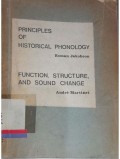 Principles of Historical Phonology