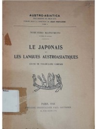 Le Japonais et Les Langues Austroasiatiques