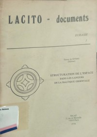 Structuration de l'espace dans les langues de la Baltique orientale
