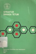 Struktur Bahasa Tetum