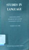 Studies in Language Vol 10 No 2 (1986)