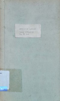 Studies in Language Vol 3 & 4, Tahun 1979-1980