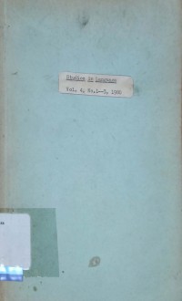 Studies in Language Vol 4 No 1-3 (1980)