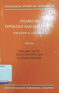 Studies in Typology and Diachrony