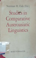 Studies in comparative austroasiatic linguistics