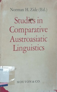 Studies in comparative austroasiatic linguistics