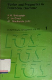 Syntax and Pragmatics in Functional Grammar