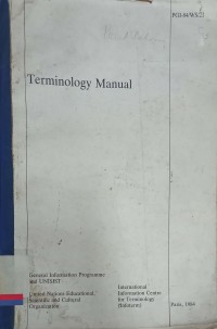 Terminology manual