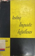 Testing linguistic hypotheses