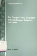 The Bungku-Tolaki Languages of South-Eastern Sulawesi, Indonesia